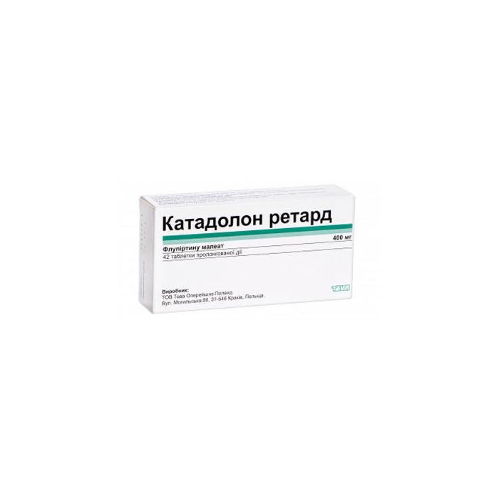 Катадолон ретард 400 мг таблетки №42 в аптеке