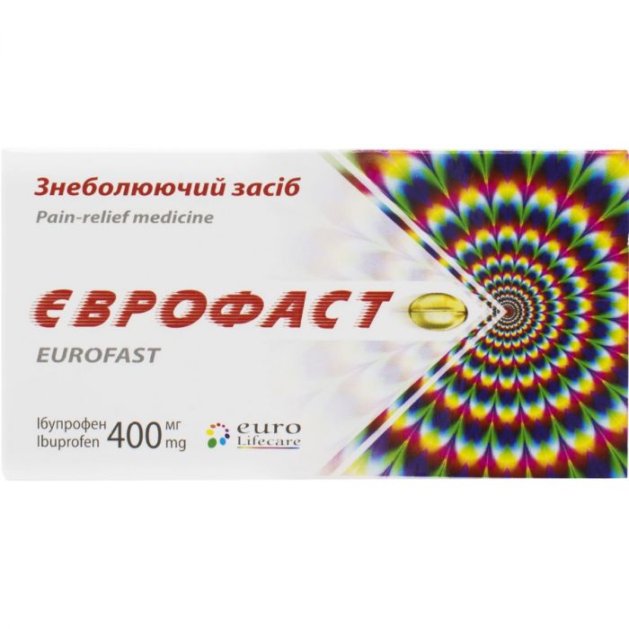 Єврофаст 400 мг капсули №20 фото