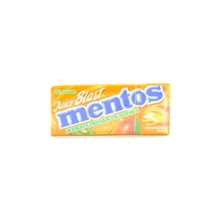 Жувальна гумка Mentos Juice Blast Тропічний мікс, 15 г недорого