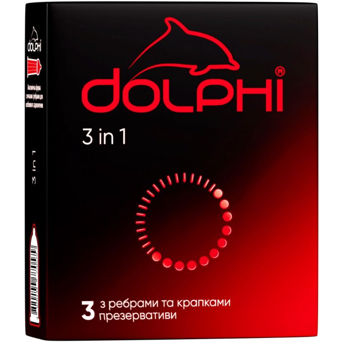 Презервативи Dolphi 3в1 №3 в аптеці