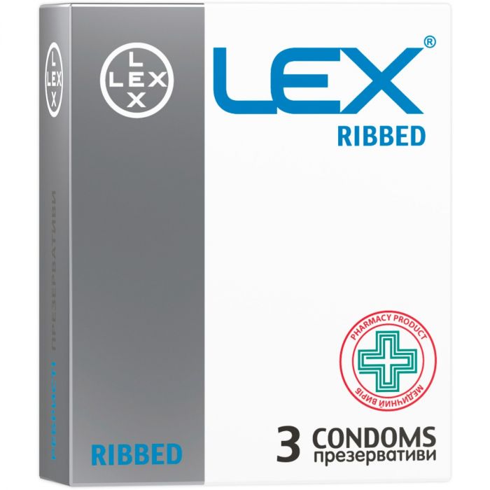 Презервативи LEX Ribbed №3 замовити