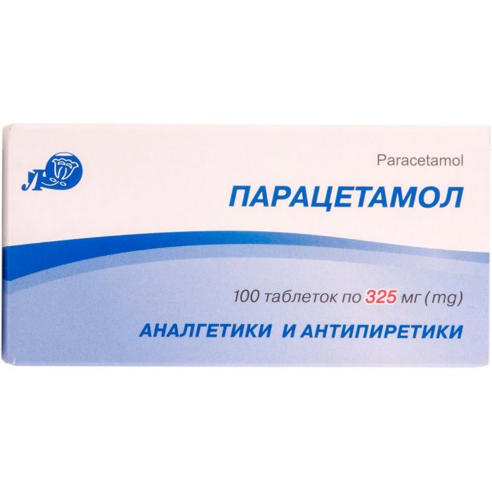 Парацетамол 325 мг таблетки №100 в Украине