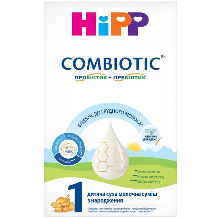 Суміш суха молочна дитяча Hipp (Хіпп) Combiotic-1 початкова 300 г в аптеці