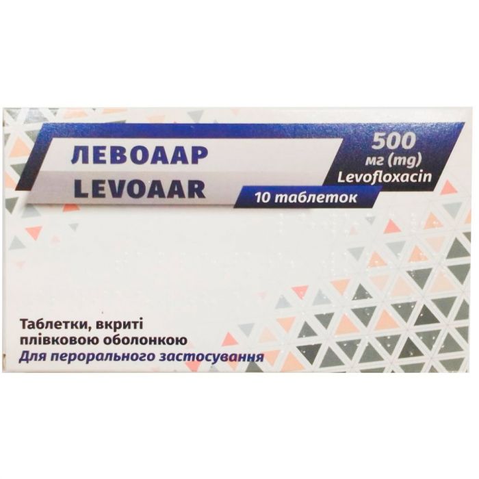 Левоаар 500 мг таблетки №10 недорого