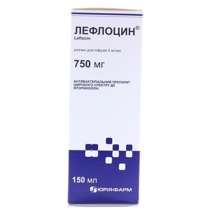 Лефлоцин 750 мг розчин для інфузій 150 мл ADD