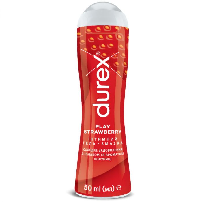 Гель-змазка Durex Play Saucy Strawberry смак та аромат полуниці, 50 мл  в аптеці