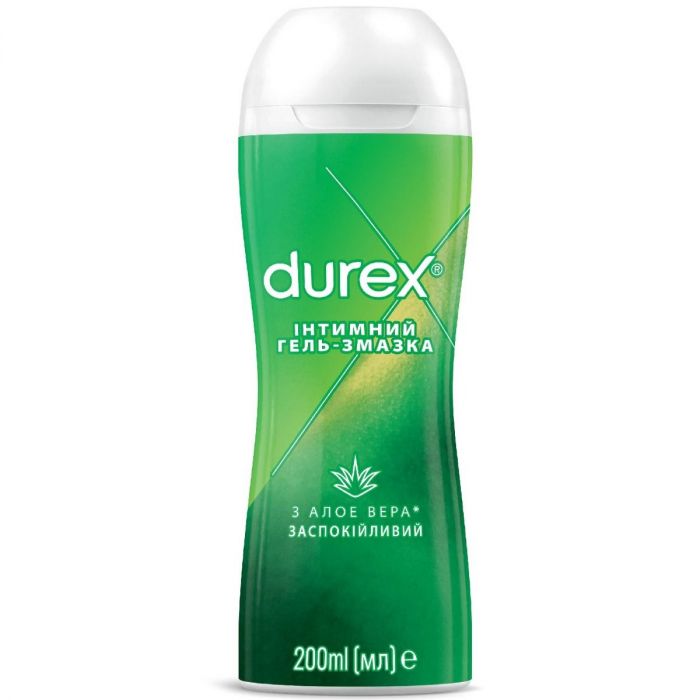 Гель-змазка Durex Play Massage 2в1 Aloe Vera з алое вера, 200 мл ADD