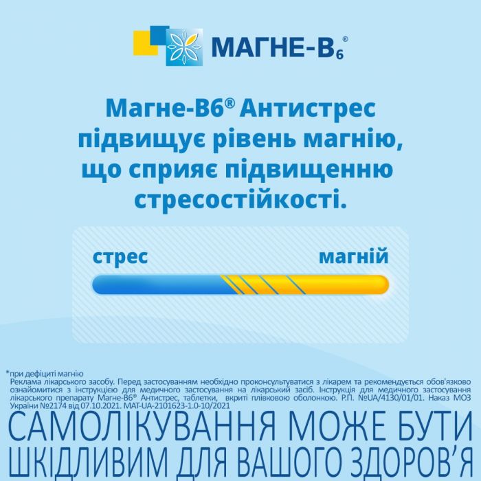 Магне В6 - Антистрес таблетки №60