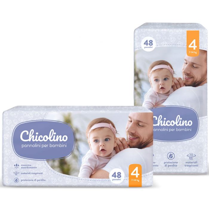 Підгузники дитячі Chicolino 4 (7-14 кг) 48 шт. недорого