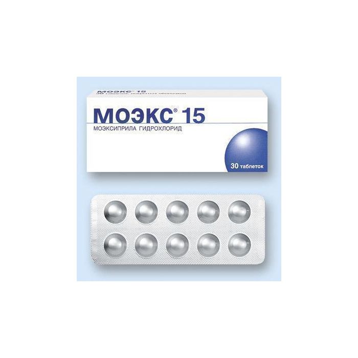 Моекс 15 мг таблетки №30 недорого