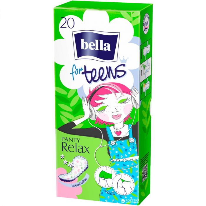 Прокладки Bella for Teens Ultra Relax, щоденні, 20 шт. ADD
