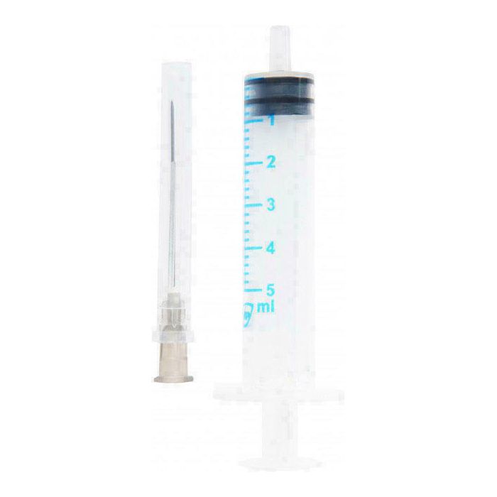Шприц MP Medplast Inject Luer 3-х комп. 5 мл, гол. 22G х 1 1/2 (0,7 х 38 мм) №1 недорого