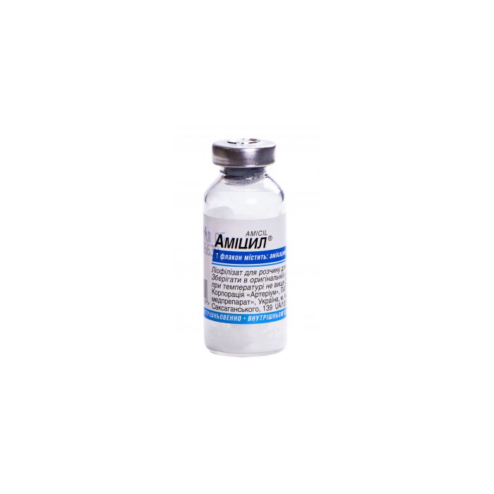 Аміцил 0,5 г ліофілізат для розчину флакон №1 ADD