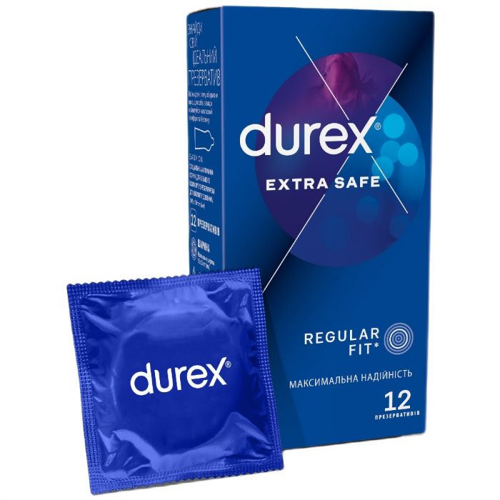Презервативи Durex Extra Safe максимальна надійність №12 недорого
