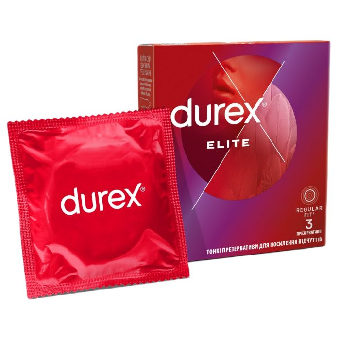 Презервативи Durex Elite особливо тонкі №3 недорого