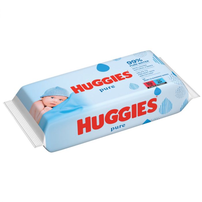 Салфетки влажные Huggies Pure №56 в аптеке