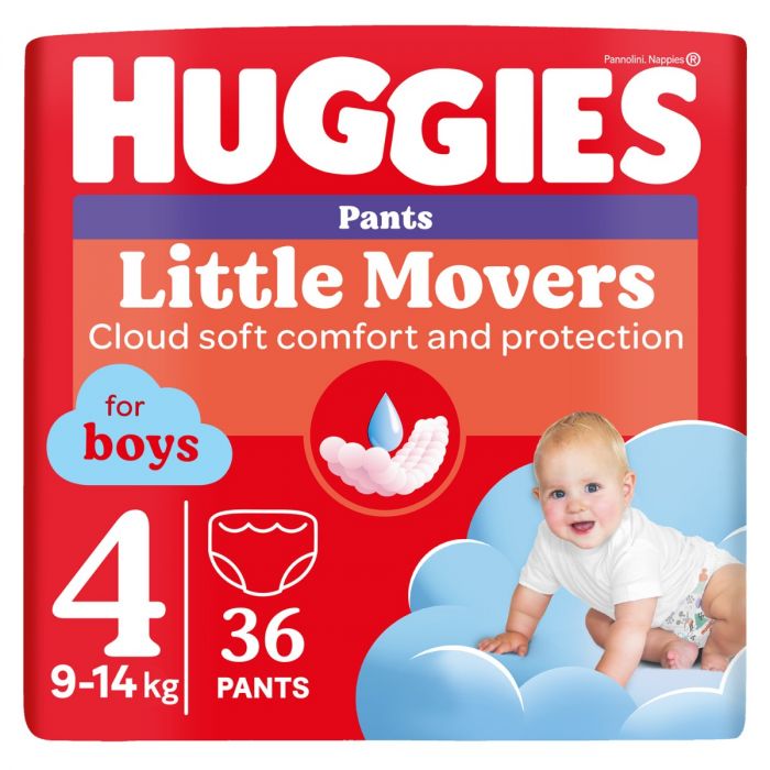 Трусики Huggies Little Movers для мальчиков р.4 (9-14 кг) №36 заказать