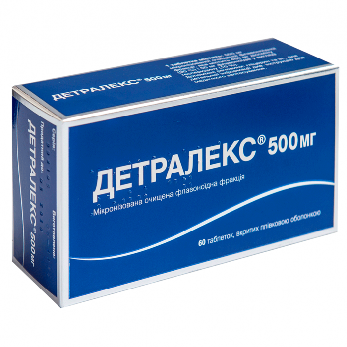 Детралекс 500 мг таблетки №60 замовити