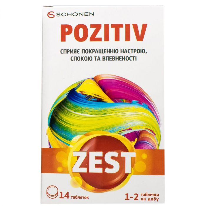 Zest (Зест) Pozitiv (Позитив) таблетки №14 купити