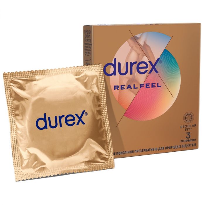 Презервативи Durex Real Feel натуральні відчуття №3 замовити
