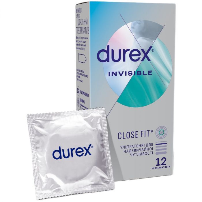 Презервативи Durex Invisible ультратонкі №12 в інтернет-аптеці