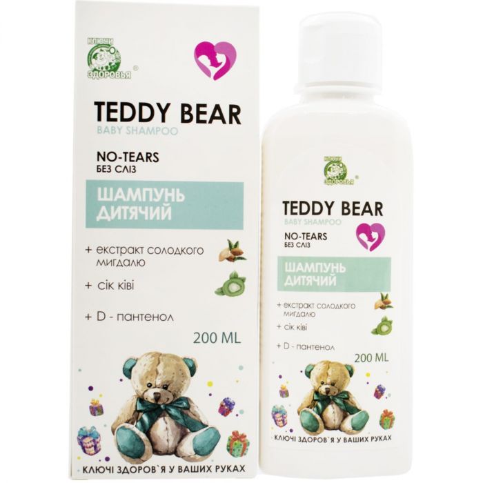 Шампунь Teddy bear молоко/мед, дитячий без сліз, 200 мл ціна