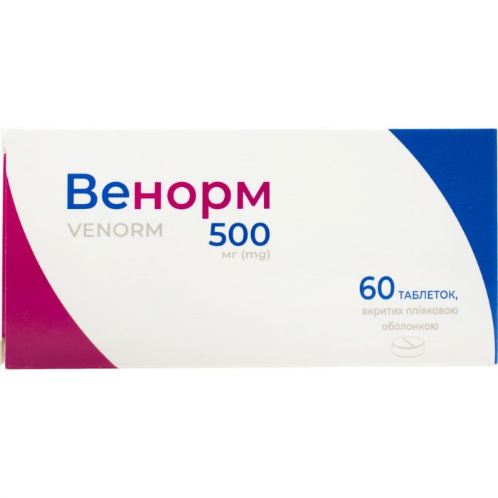 Венорм 500 мг таблетки №60 в аптеці