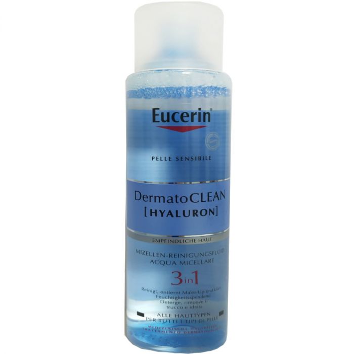 Флюїд Eucerin DermatoClean міцелярний очищающий 3 в 1 для чутливої ​​шкіри всіх типів 400 мл ціна
