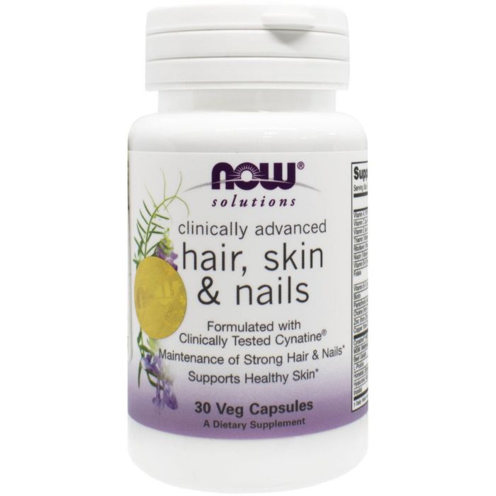 Now (Нау) Foods Clinically Advanced Hair, Skin & Nails краса та здоров'я капсули №30 в Україні