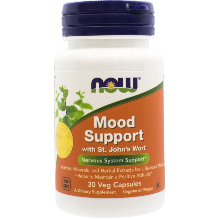 Now (Нау) Foods Mood Support підтримка ЦНС капсули №30 фото
