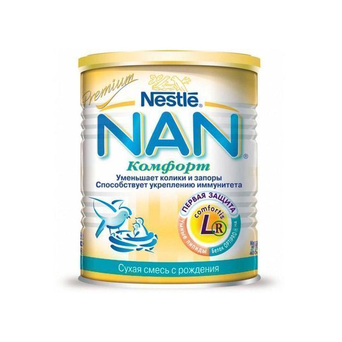 Суміш молочна Nestle NAN Комфорт з 0 місяців 400 г - фото №1 Суміш молочна Nestle NAN Комфорт з 0 місяців 400 г в інтернет-аптеці