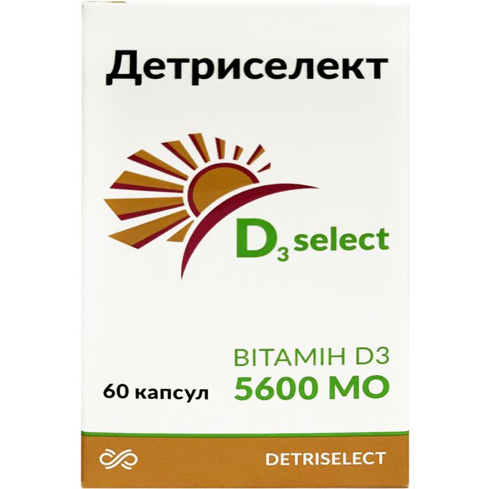 Детриселект 5600 МО капсули №60 ціна