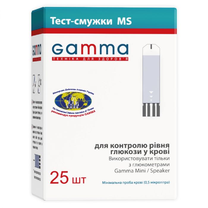 Тест-полоски Gamma MS №25 в аптеке