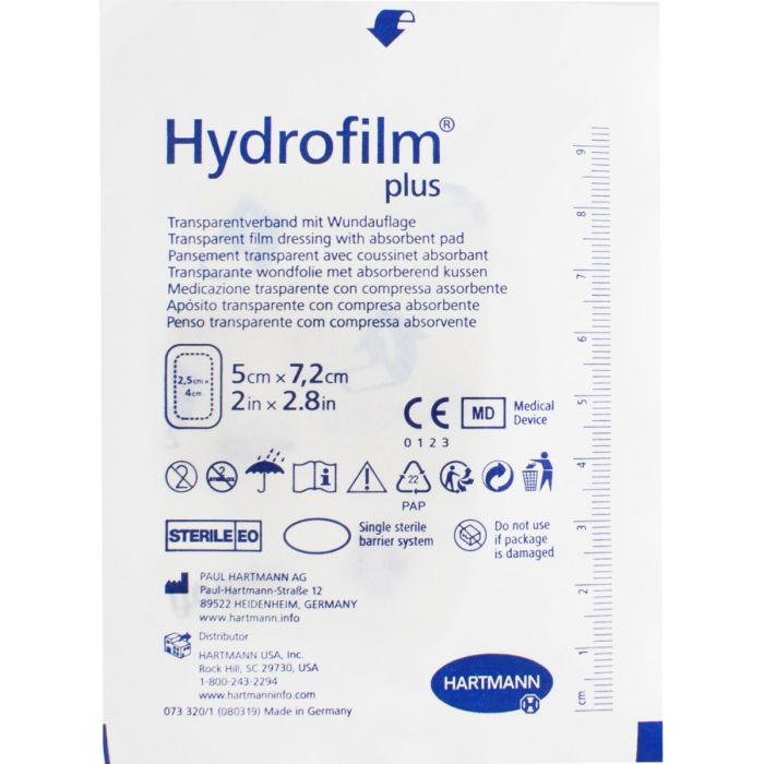 Пов'язка Hydrofilm (Гідрофілм) plus 5 см х 7,2 см №1 фото
