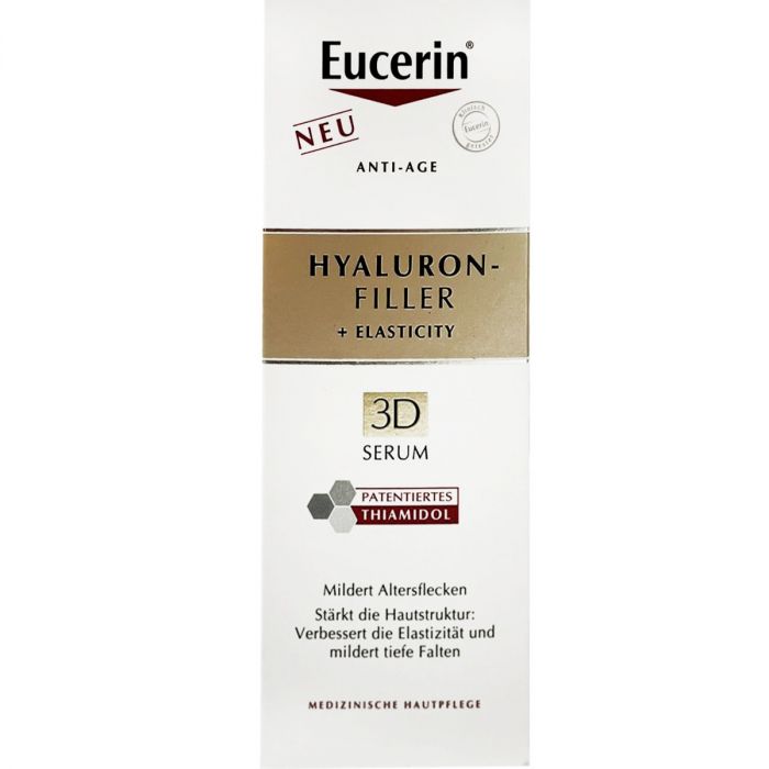 Сироватка Eucerin Hyaluron-Filler + Elasticity Потрійна 3D для біоревитализації і підвищення пружності шкіри 30 мл в Україні