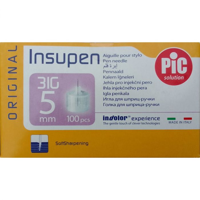 Игла для шприц-ручки Insupen G31 (0,25 x 5 мм), 100 шт. ADD