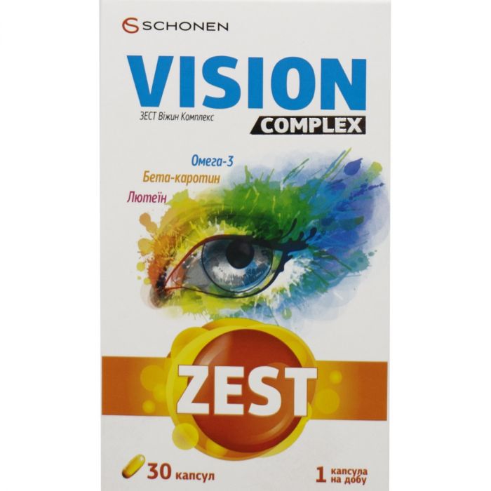 Zest (Зест) Vision Complex (Віжн Комплекс) капсули №30 купити