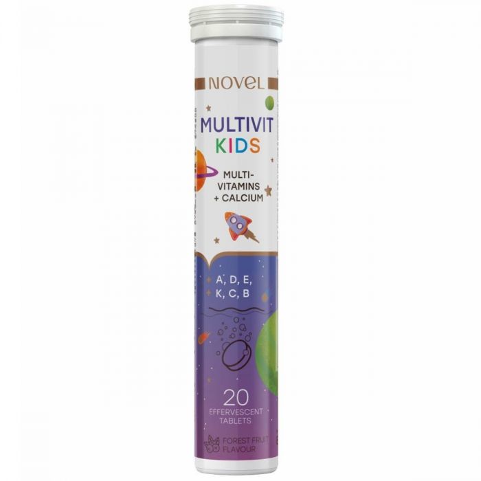 Novel (Новел) Multivit Kids таблетки шипучие №20 в Украине