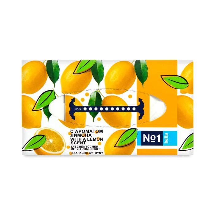 Серветки Bella Лимон двошарові картон №150  в аптеці