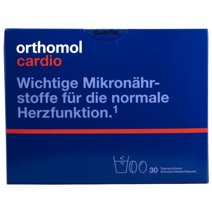 Orthomol (Ортомол) Cardio (здоров'я серця та судин) 30 днів гранули №30 в Україні