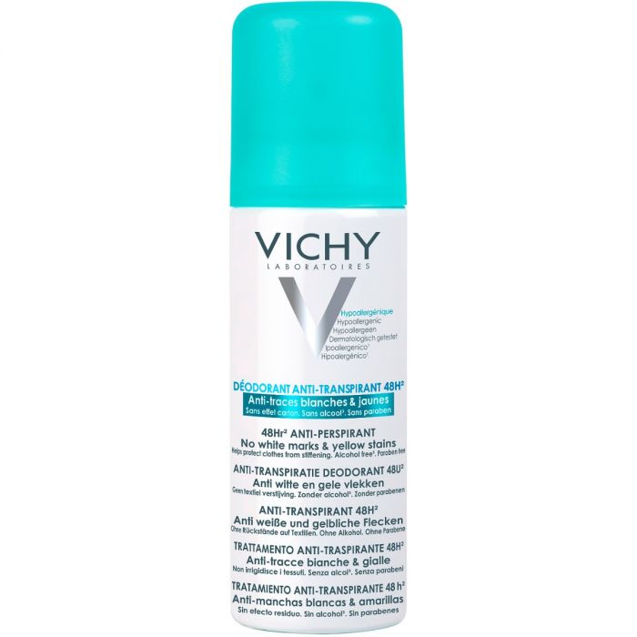 Дезодорант-антиперспирант Vichy 48 часов против белых следов и желтых пятен 125 мл  в аптеке