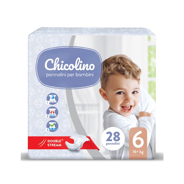 Підгузники дитячі Chicolino 6 (16+кг) 28 шт. замовити