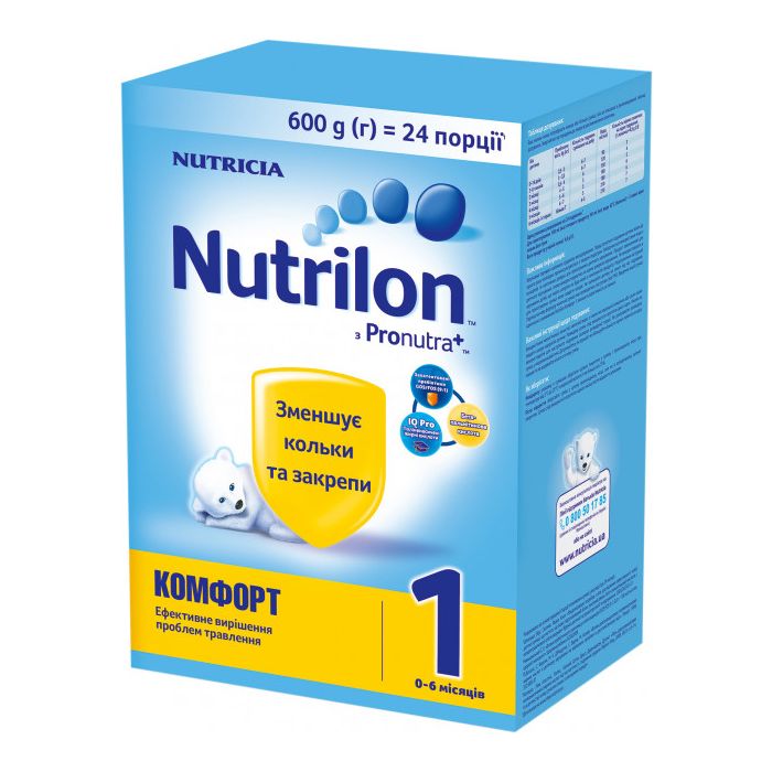 Суміш молочна Nutrilon Комфорт 1 (з 0 до 6 місяців) 600 г ADD