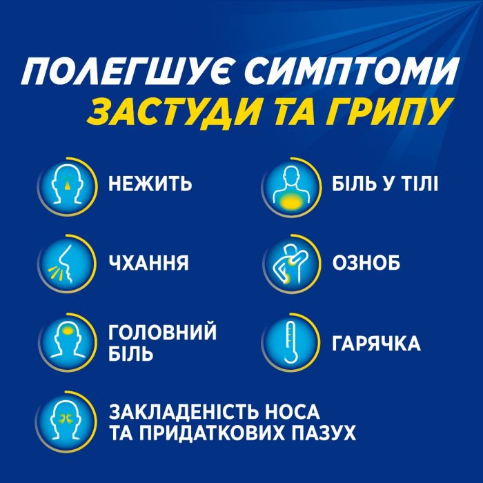ТераФлю зі смаком лимона порошок для орального розчину пакет №10