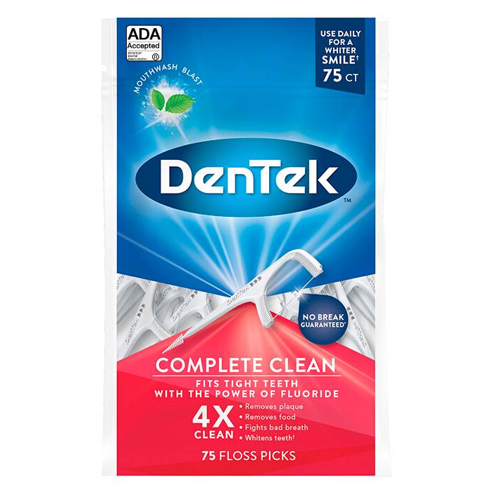 Флоc-зубочистки DenTek Комплексне очищення, 75 шт. в інтернет-аптеці