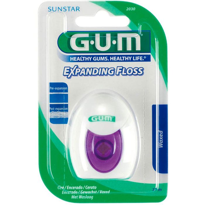 Зубна нитка Gum Expanding Floss ефект розширеного очищення 30 м ціна