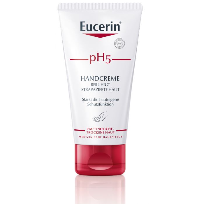 Крем для рук Eucerin Sensitive Skin pH5 для чувствительной кожи 75 мл цена
