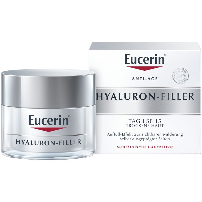 Крем Eucerin Hyaluron-Filler против морщин для сухой и чувствительной кожи дневной 50 мл в аптеке