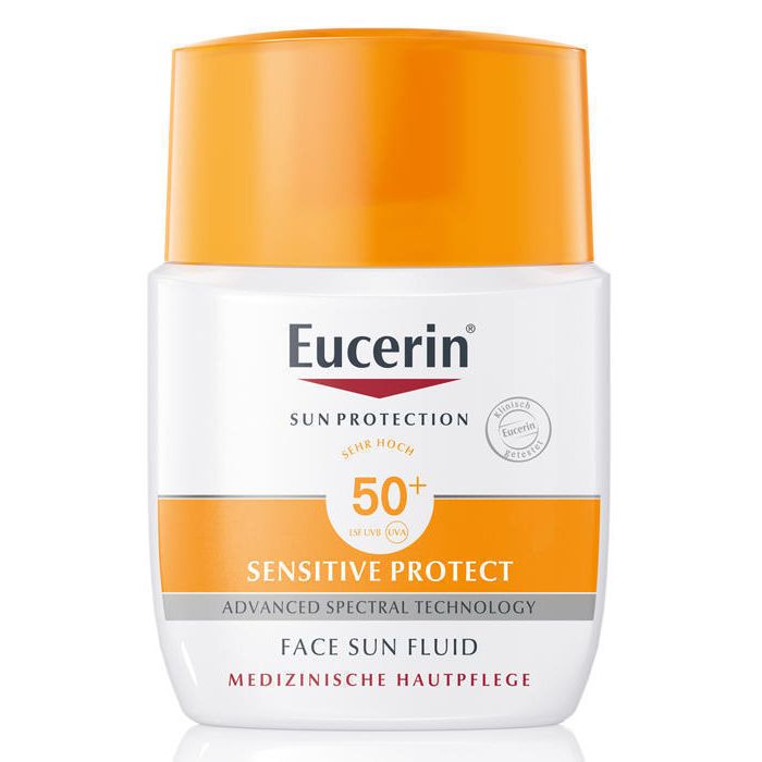 Крем-флюїд Eucerin сонцезахистний для обличчя SPF50 50 мл ADD