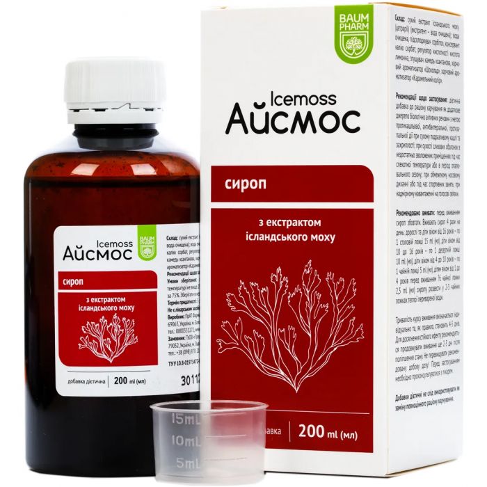 Айсмос Baum Pharm сироп 200 мл - фото №1 Айсмос Baum Pharm сироп 200 мл недорого